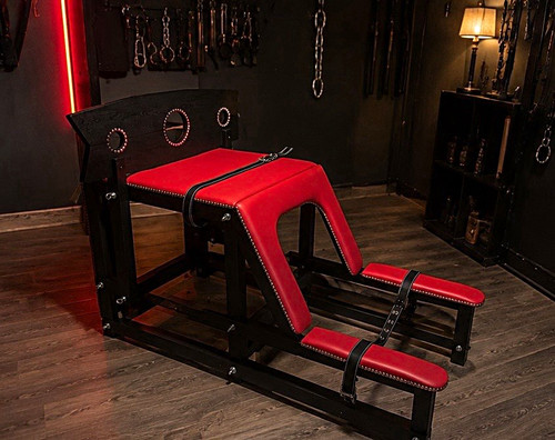 Rot schwarz bdsm love chair - rot/schwarz,